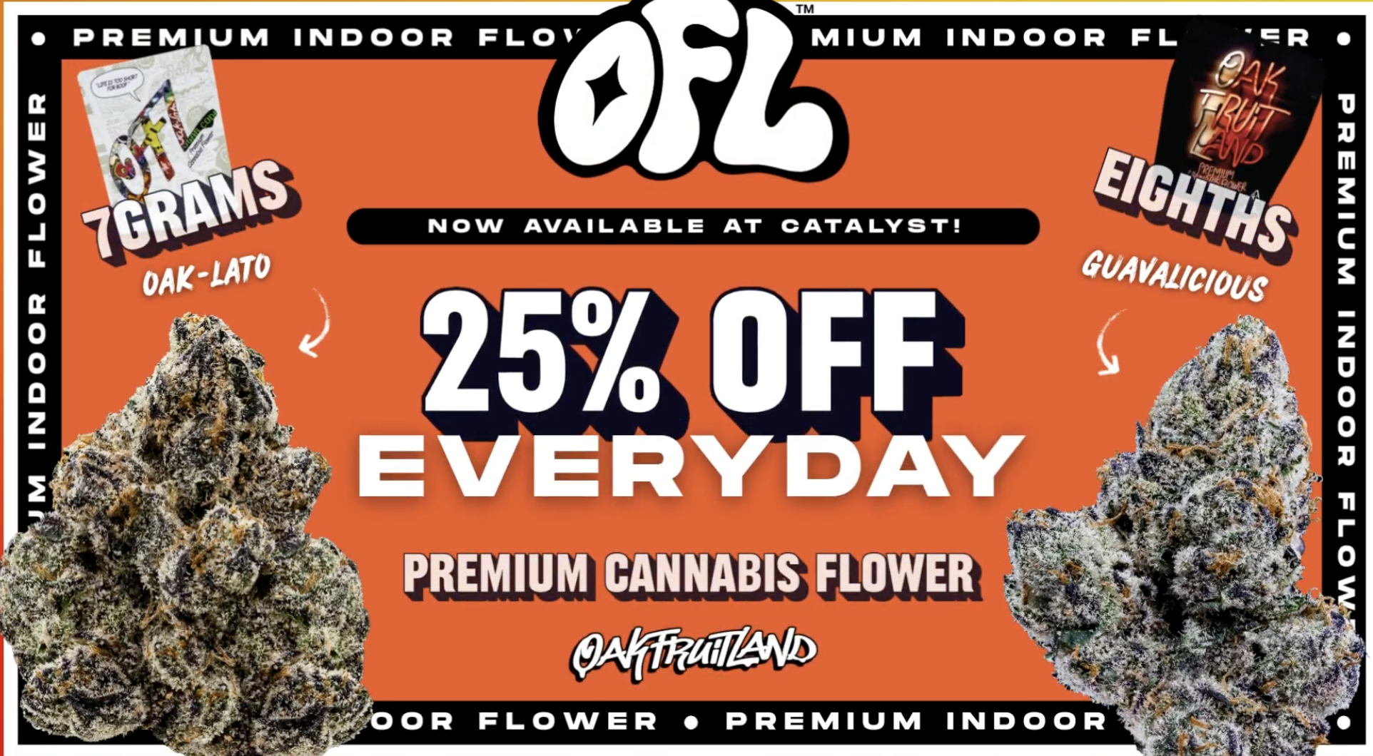 25% Off Oakfruitland deal offer